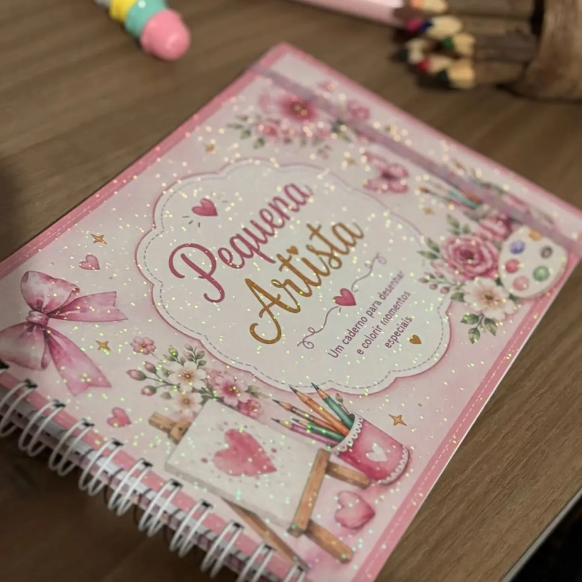 Caderno personalizado Pequena Artista