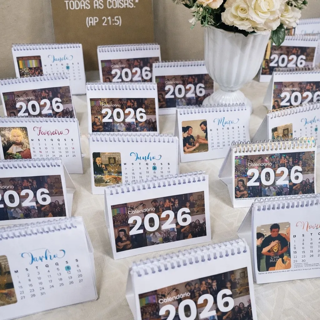 Calendários personalizados com fotos